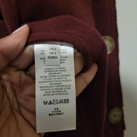 Free People Reversible Oversized Bohemian Teddy Cardigan Jacket Size Small - Picture 6 of 8